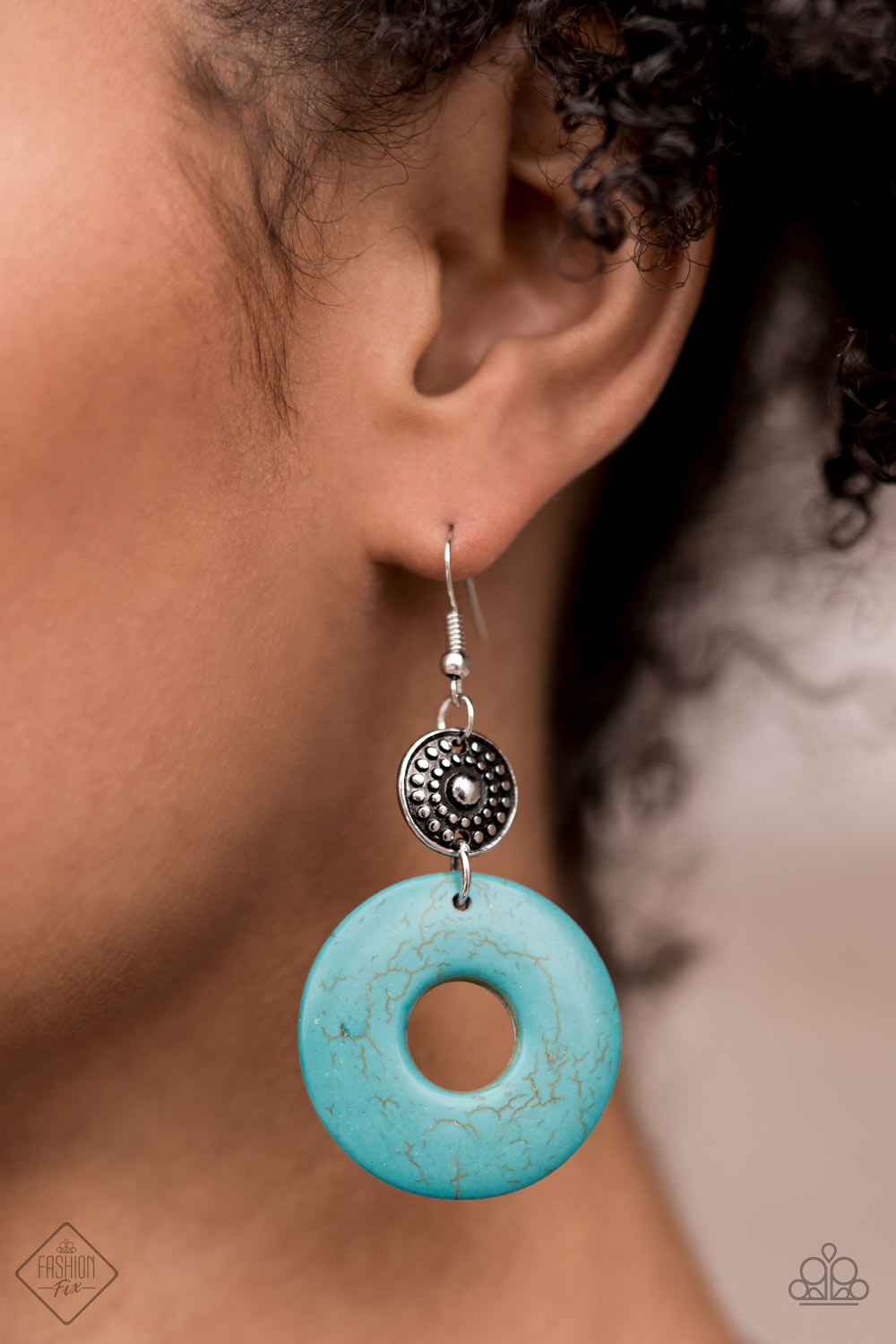 Paparazzi ♥ Earthy Epicenter - Blue ♥ Earrings