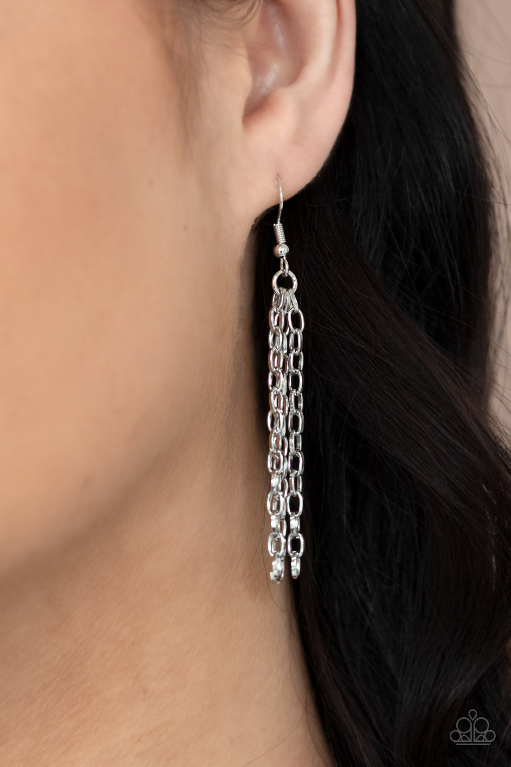 Paparazzi ♥ Absolute Admiration - Silver ♥ Necklace