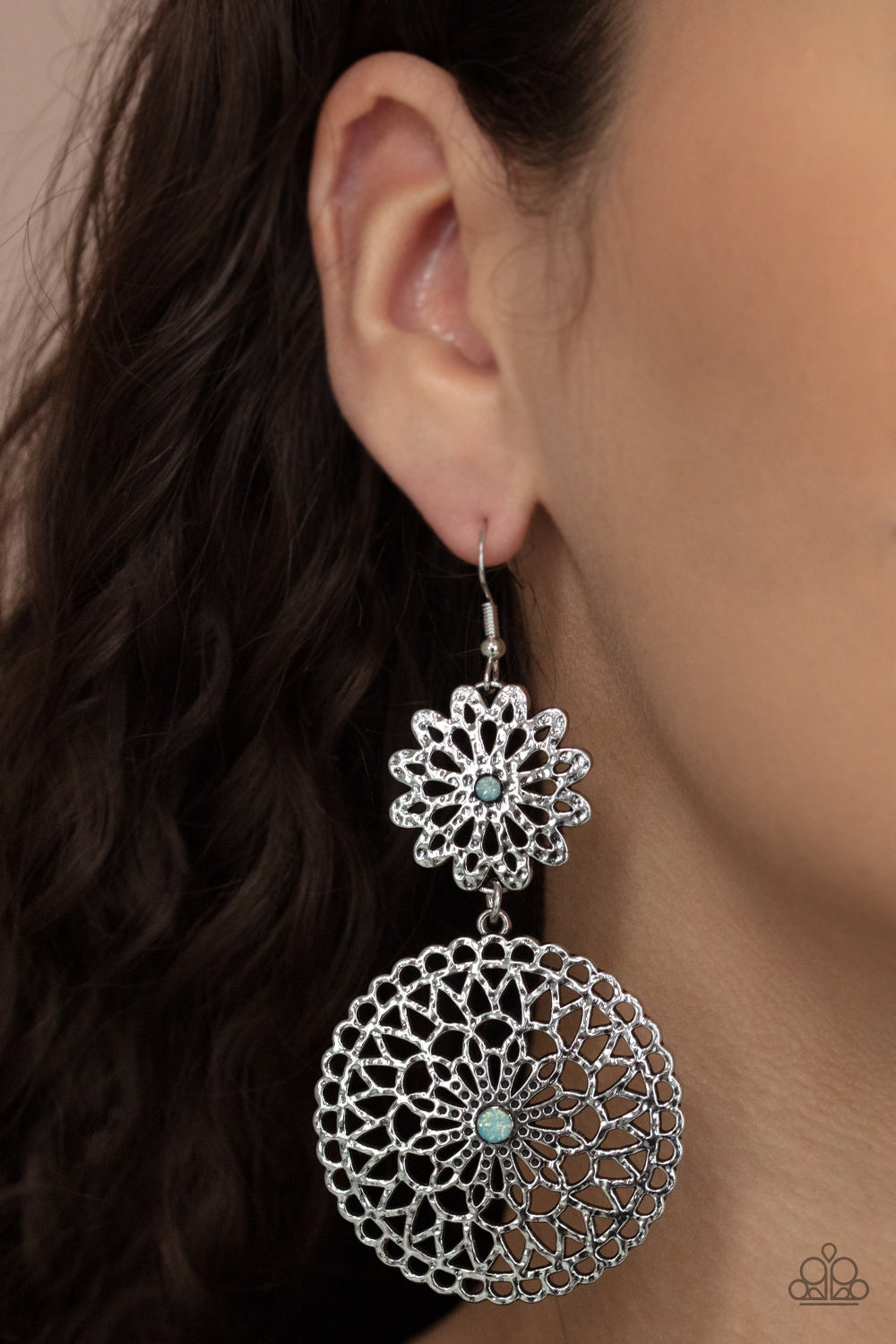 Paparazzi ♥ Garden Mantra - Blue ♥ Earrings