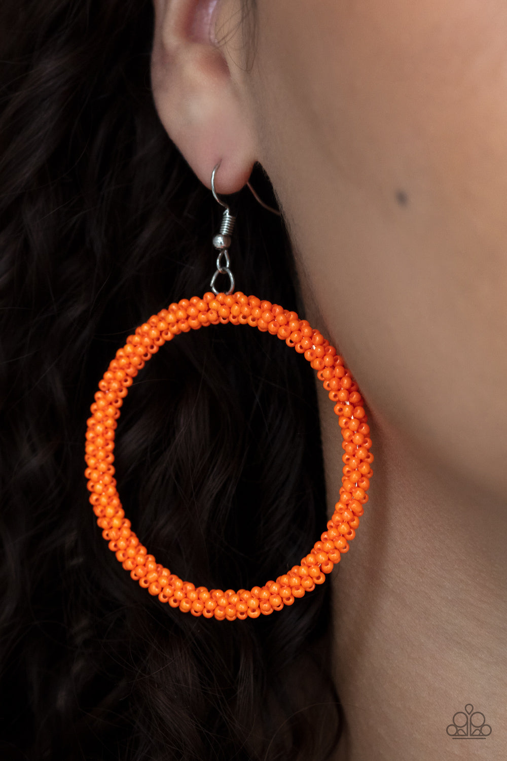 Paparazzi ♥ Beauty and the BEACH - Orange ♥ Earrings