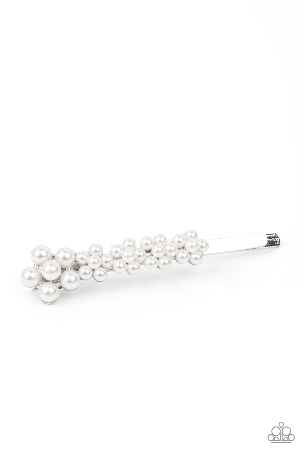 Paparazzi ♥ Pearl Patrol - White ♥ Hair Clip