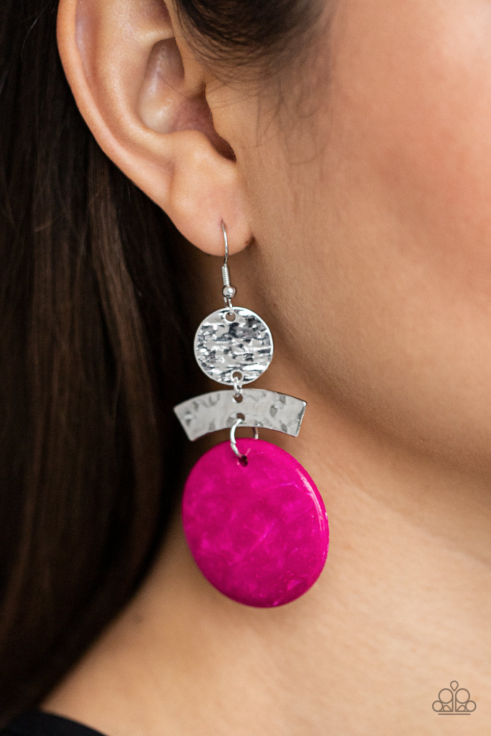 Paparazzi ♥ Diva Of My Domain - Pink ♥ Earrings