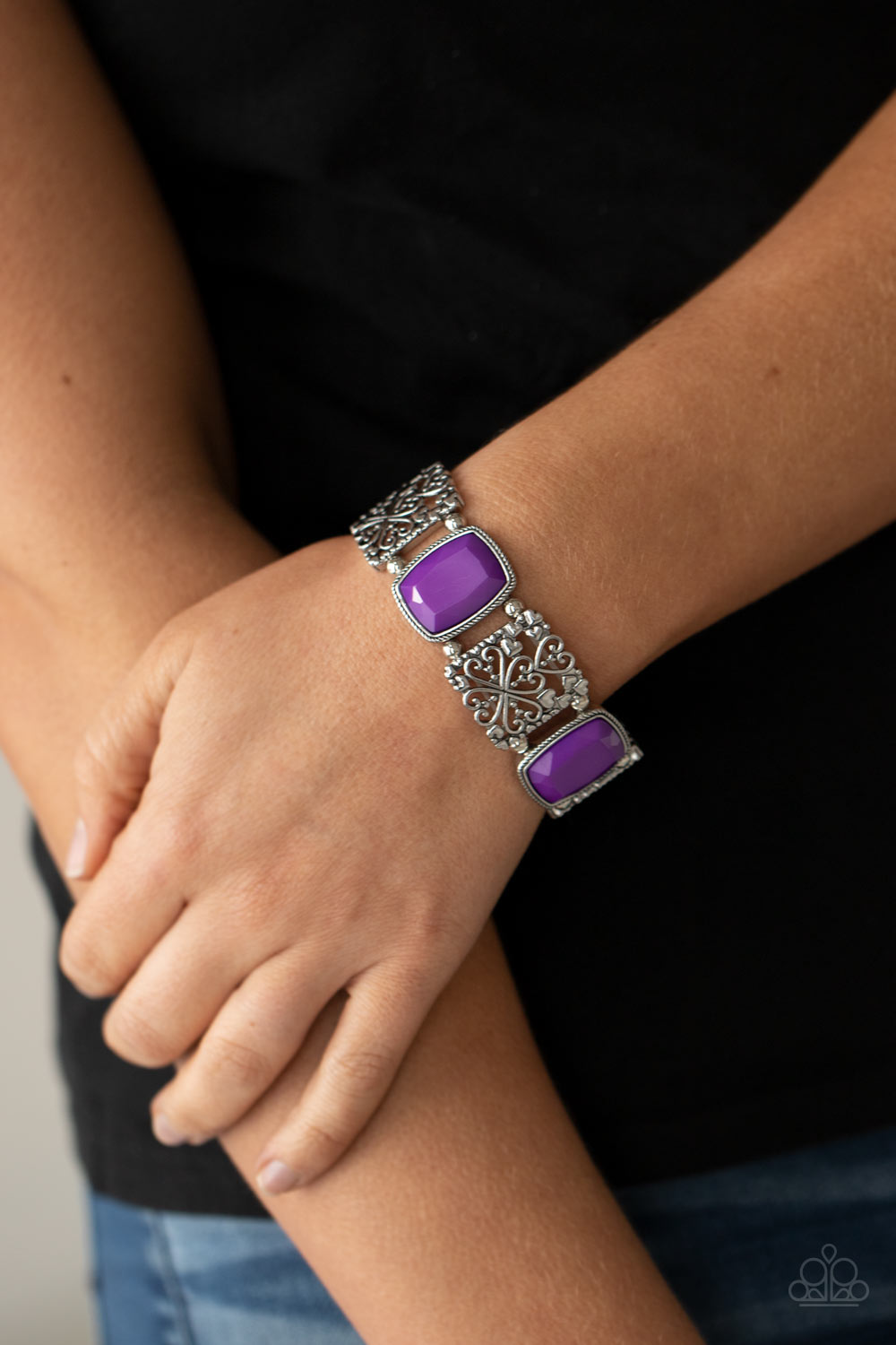 Paparazzi ♥ Colorful Coronation - Purple ♥ Bracelet