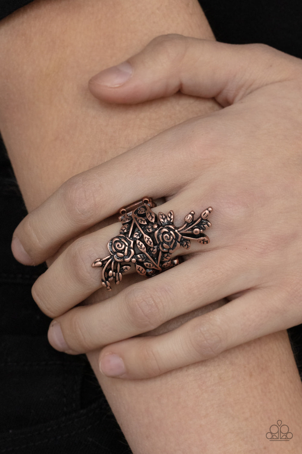 Paparazzi ♥ Rustic Rose Gardens - Copper ♥ Ring