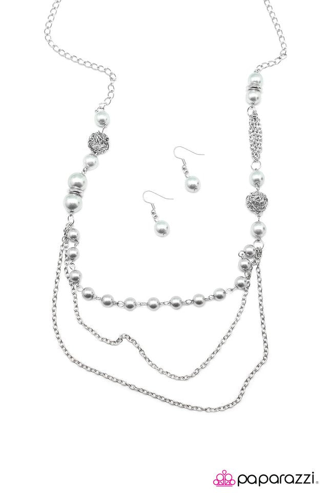 Paparazzi ♥ Well Spent - Silver ♥ Necklace