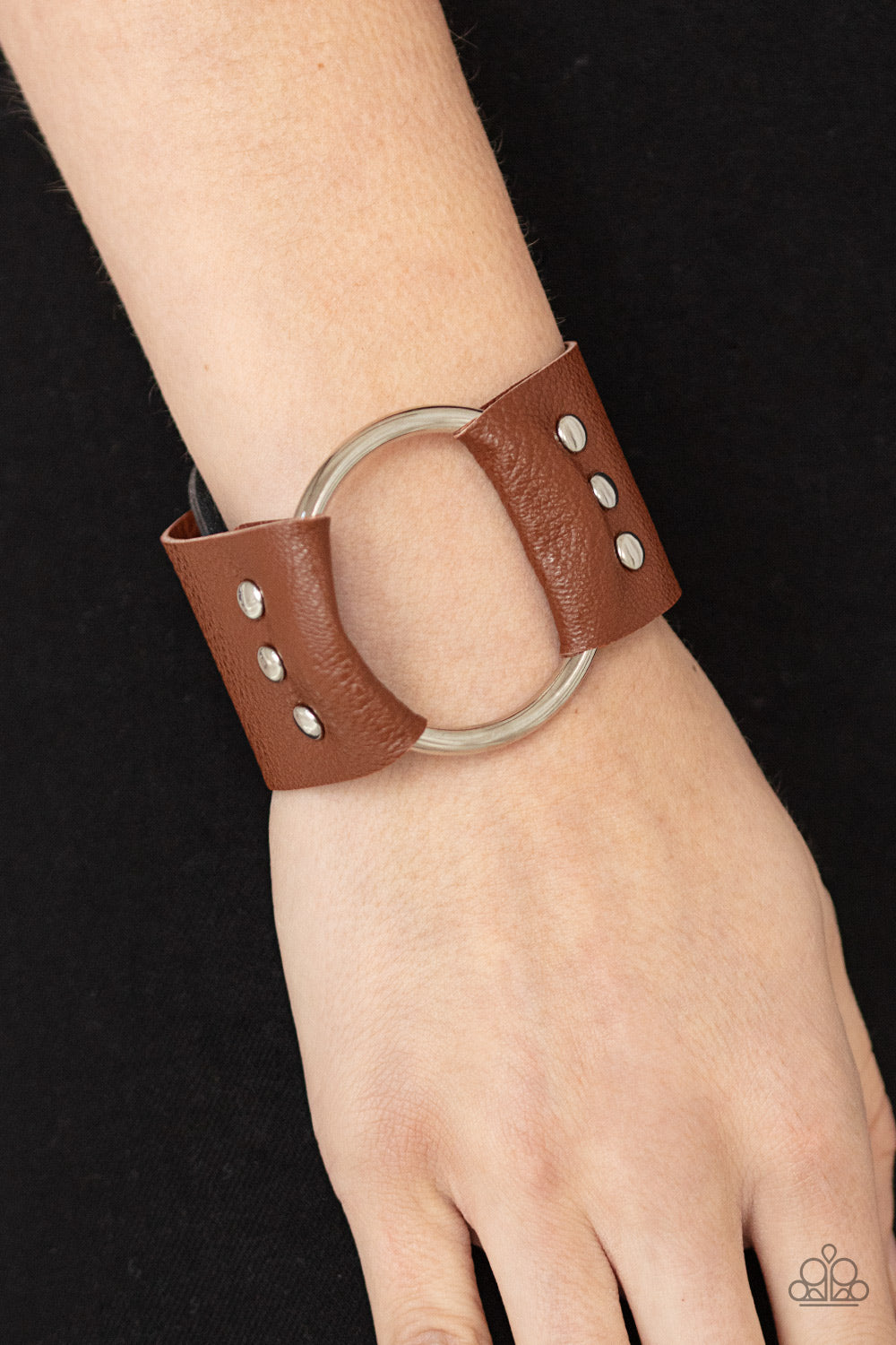 Paparazzi ♥ Moto Mayhem - Brown ♥ Bracelet