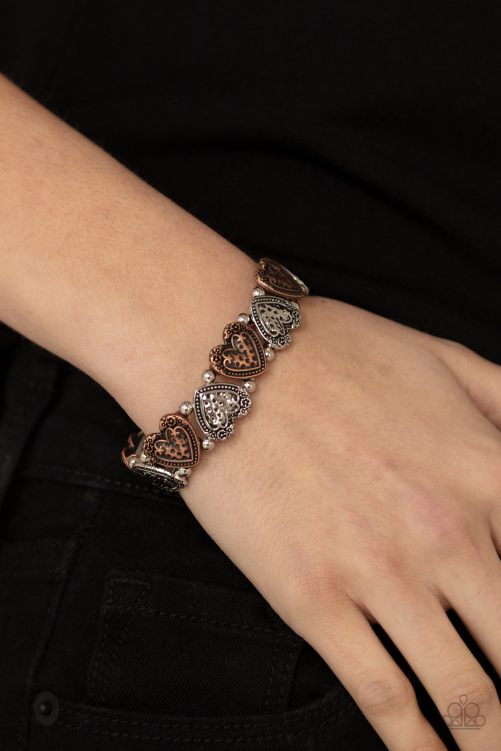 Paparazzi ♥ Rustic Heartthrob - Multi ♥ Bracelet
