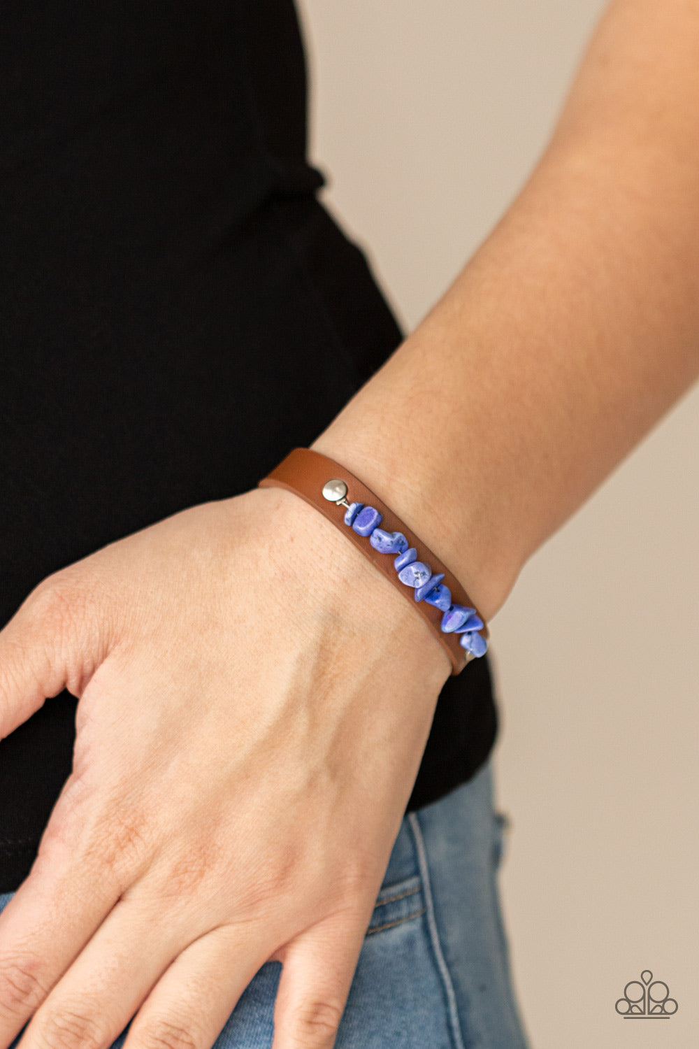 Paparazzi ♥ Pebble Paradise - Blue ♥ Bracelet