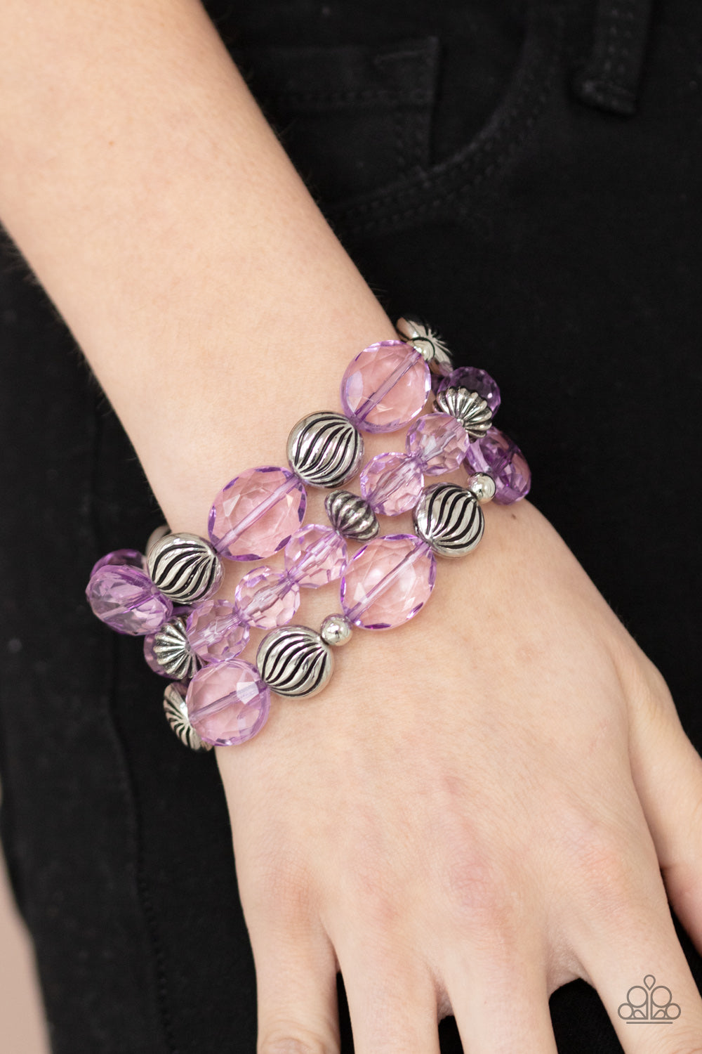 Paparazzi ♥ Crystal Charisma - Purple ♥ Bracelet