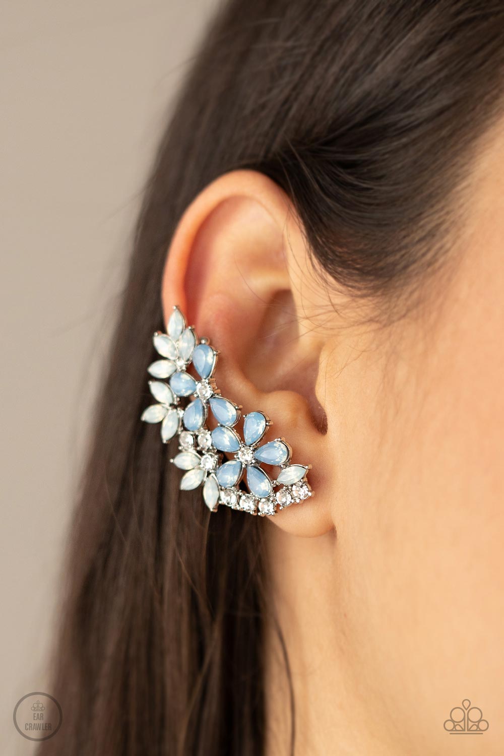 Paparazzi ♥ Garden Party Powerhouse - Blue ♥ Post Earrings