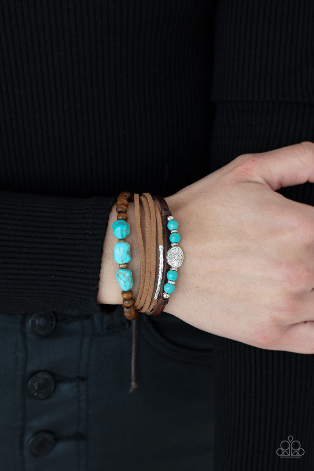 Paparazzi ♥ Act Natural - Blue ♥ Bracelet