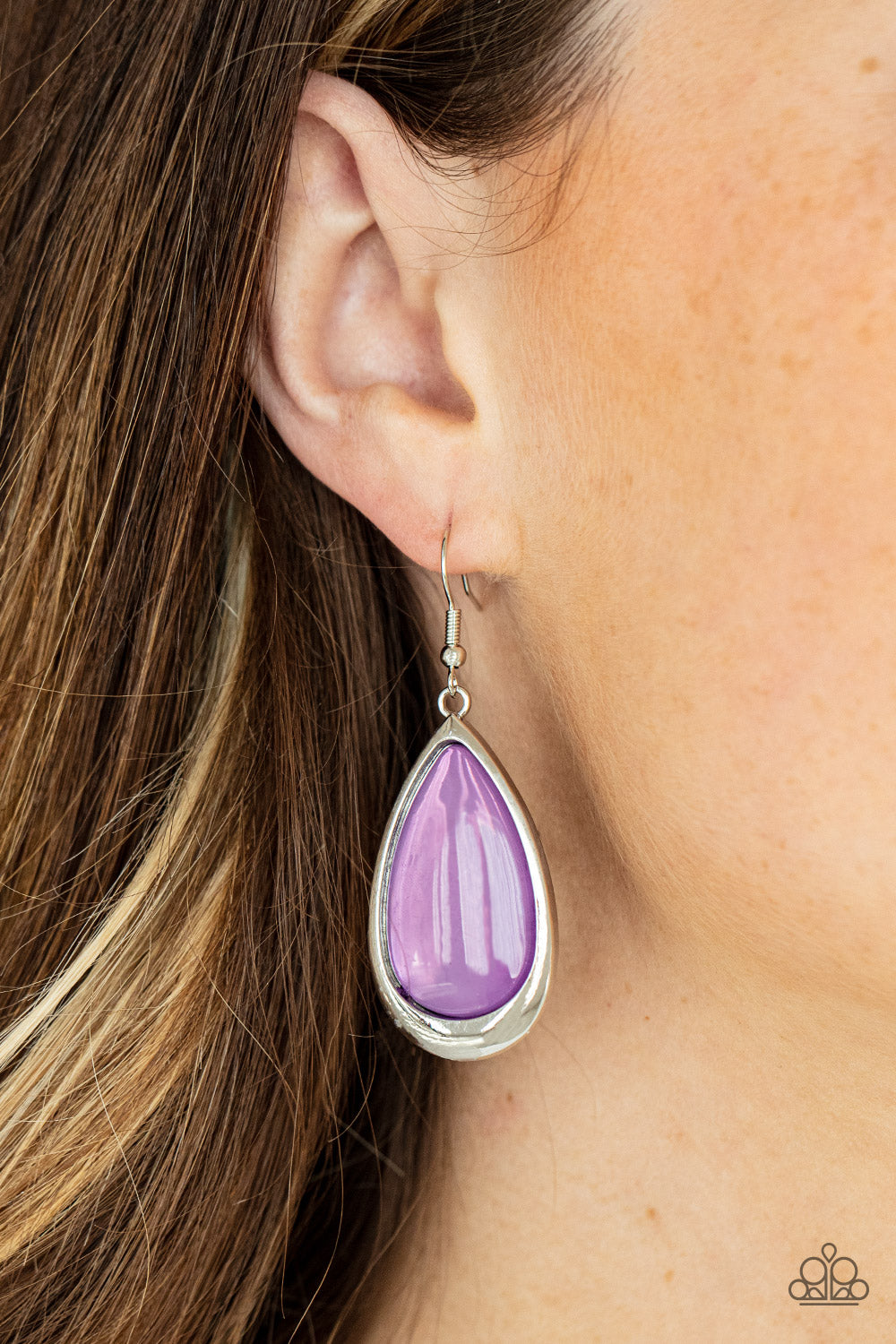 Paparazzi ♥ A World To SEER - Purple ♥ Earrings