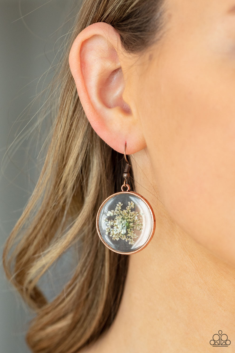 Paparazzi ♥ Happily Ever Eden - Copper ♥ Earrings