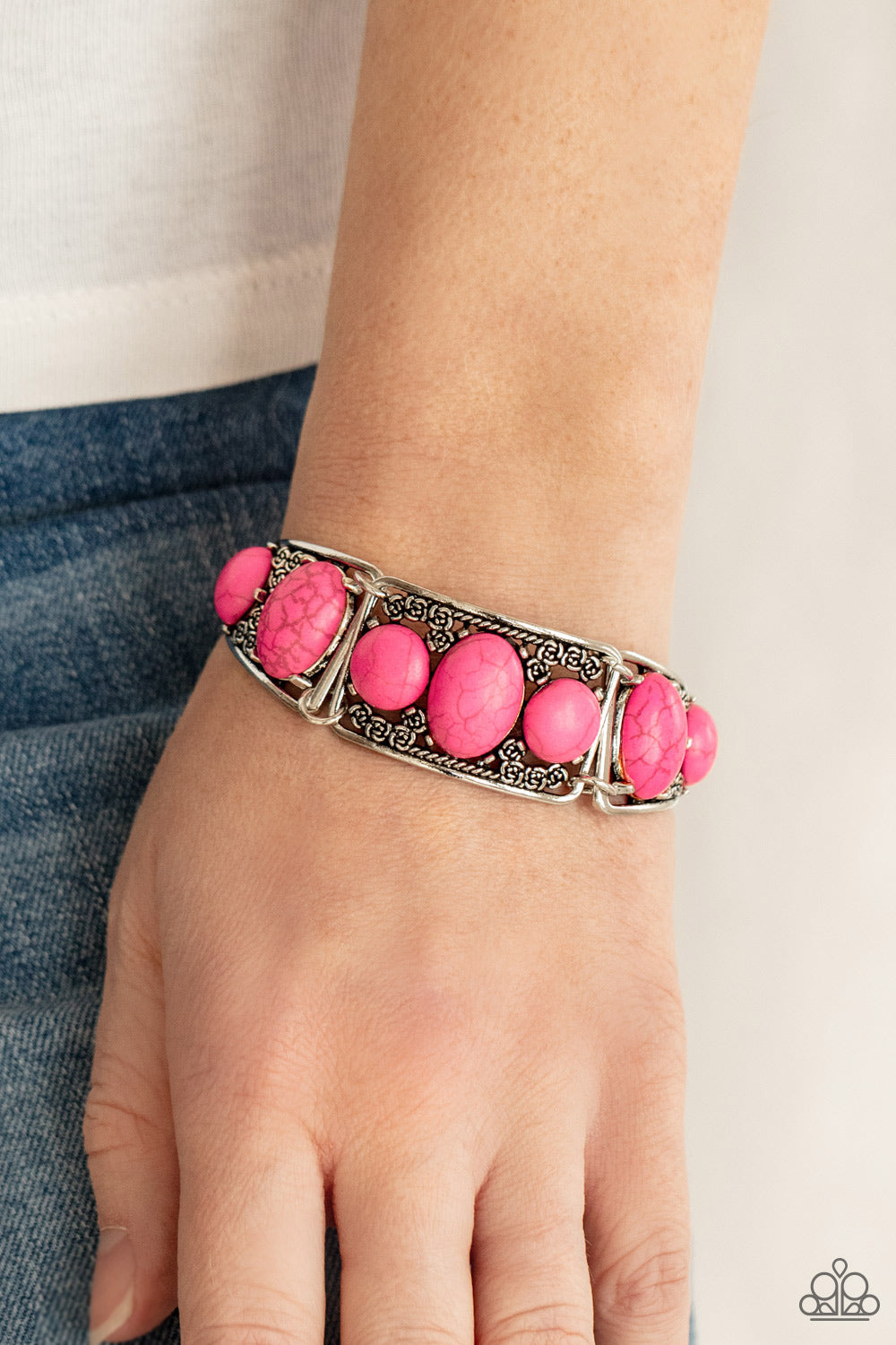 Paparazzi ♥ Southern Splendor - Pink ♥ Bracelet