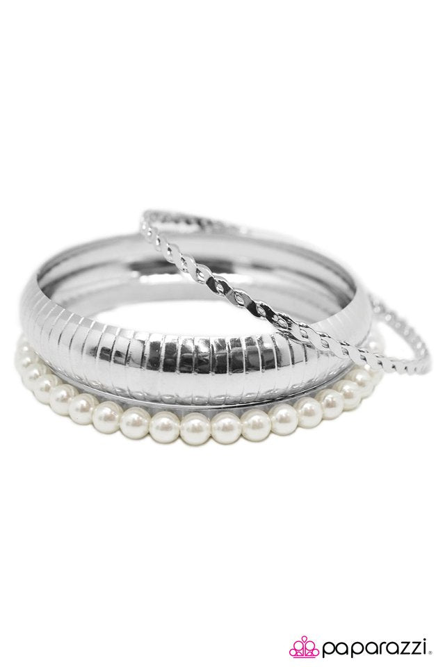 Paparazzi ♥ Crazy Little Thing Called Love - White ♥ Necklace