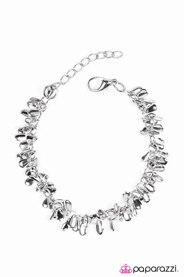 Paparazzi ♥ Miss Priss - Silver ♥ Bracelet