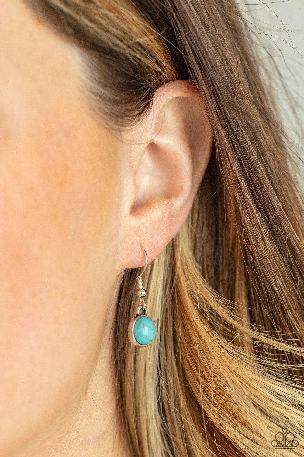 Paparazzi ♥ Heavenly Teardrops - Blue ♥ Necklace