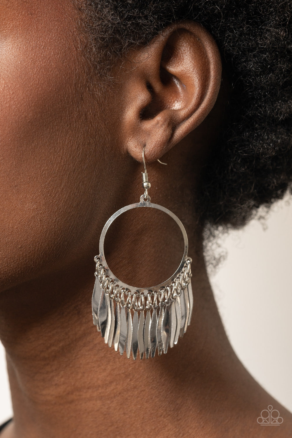 Paparazzi ♥ Radiant Chimes - Silver ♥ Earrings