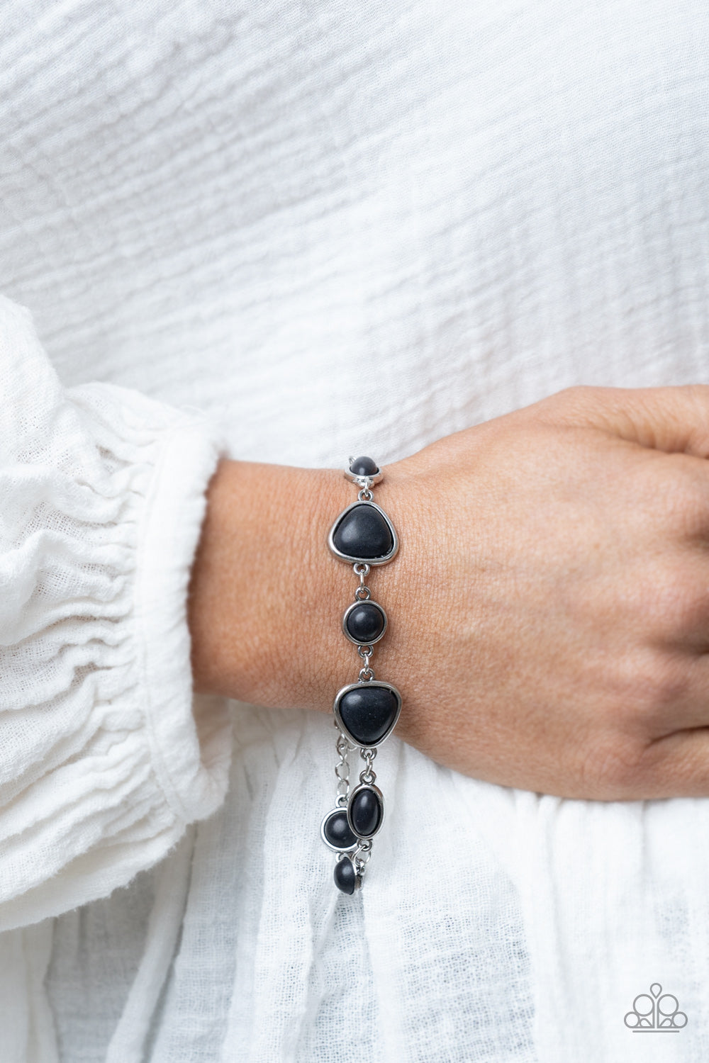 Paparazzi ♥ Eco-Friendly Fashionista - Black ♥ Bracelet