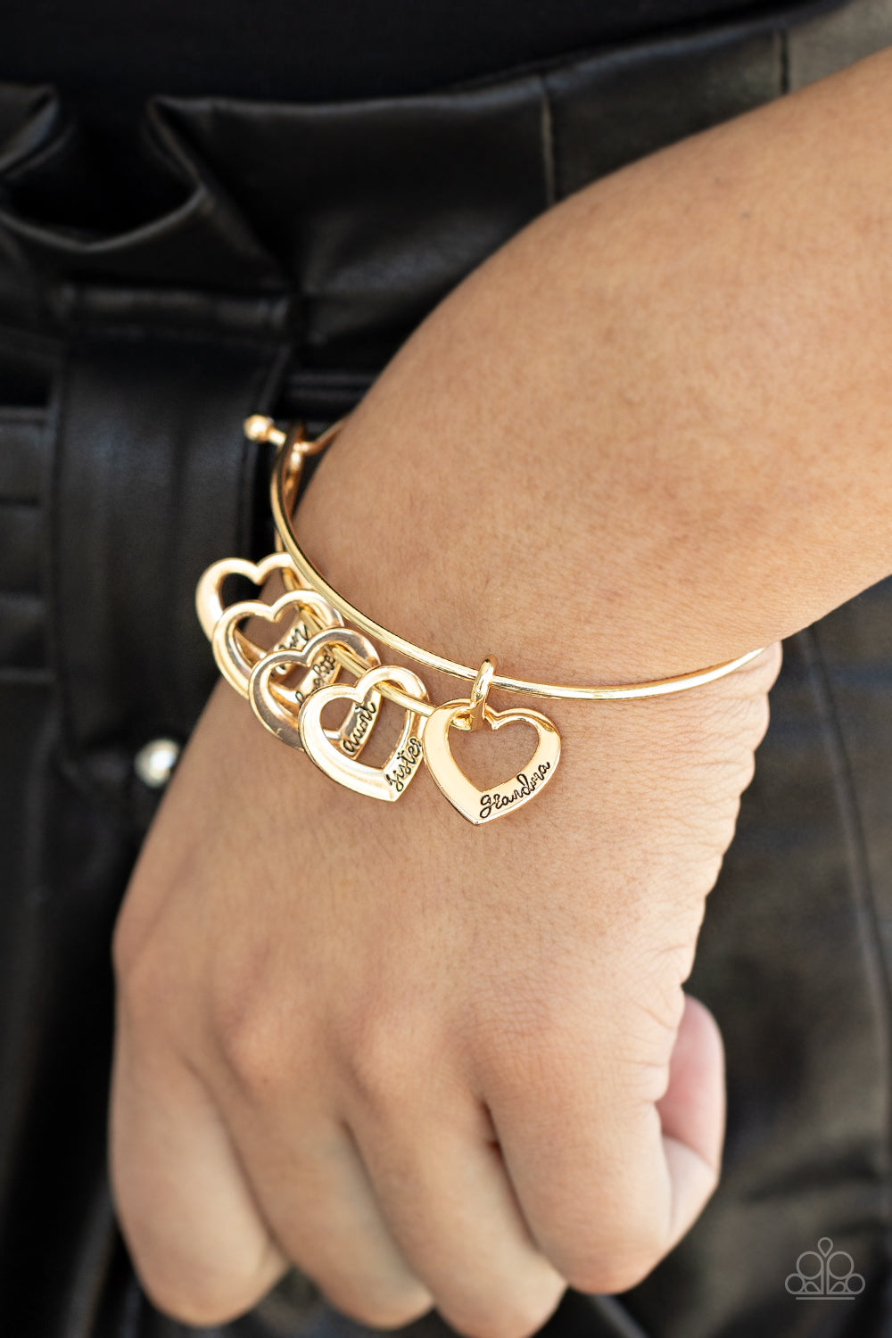 Paparazzi ♥ A Charmed Society - Gold ♥ Bracelet