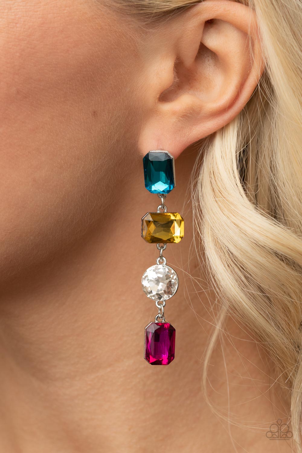 Paparazzi ♥ Cosmic Heiress - Multi ♥ Post Earrings