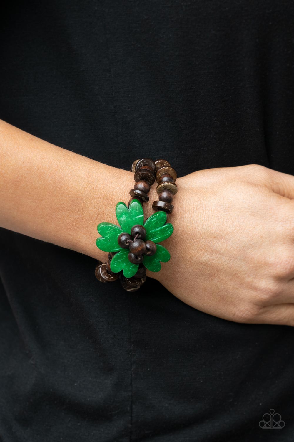 Paparazzi ♥ Tropical Flavor - Green ♥ Bracelet