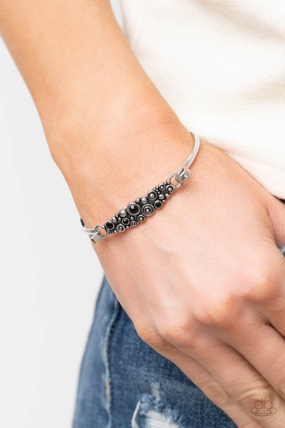 Paparazzi ♥ Bubbling Whimsy - Black ♥ Bracelet