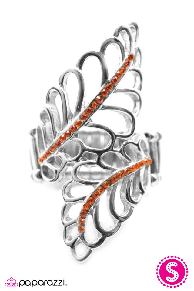 Paparazzi ♥ Autumn Haze - Orange ♥ Ring