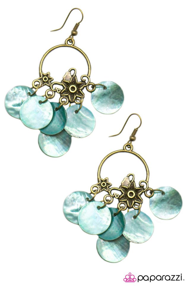 Paparazzi ♥ Aquamarine Dream - Blue ♥ Earrings