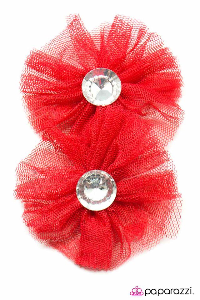 Paparazzi ♥ Yes, Darling - Red ♥ Hair Clip