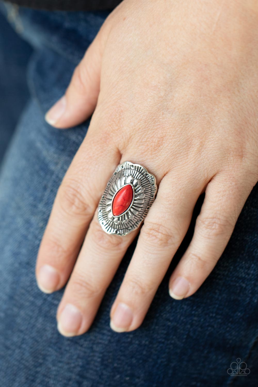 Paparazzi ♥ Ornamental Allure - Red ♥ Ring