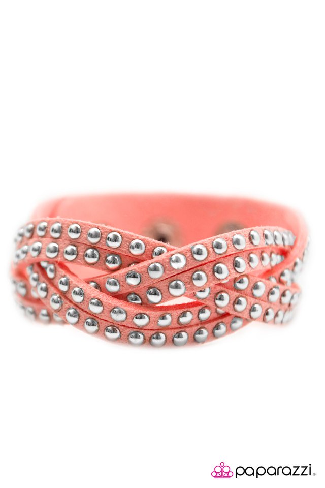 Paparazzi ♥ Number One Stunner - Pink ♥ Bracelet