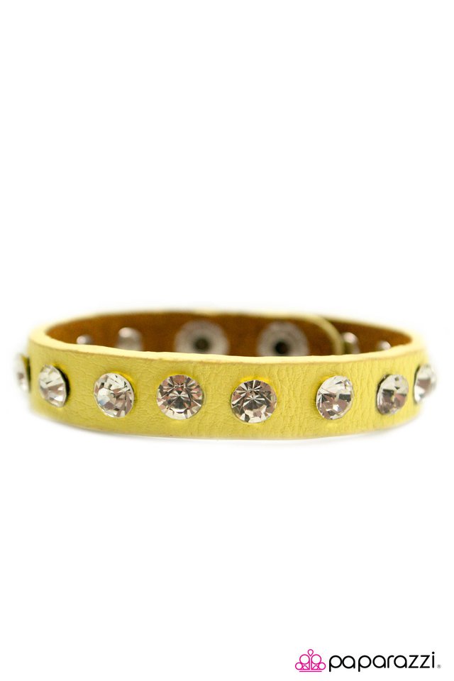 Paparazzi ♥ An Affair to Remember - Yellow ♥ Bracelet
