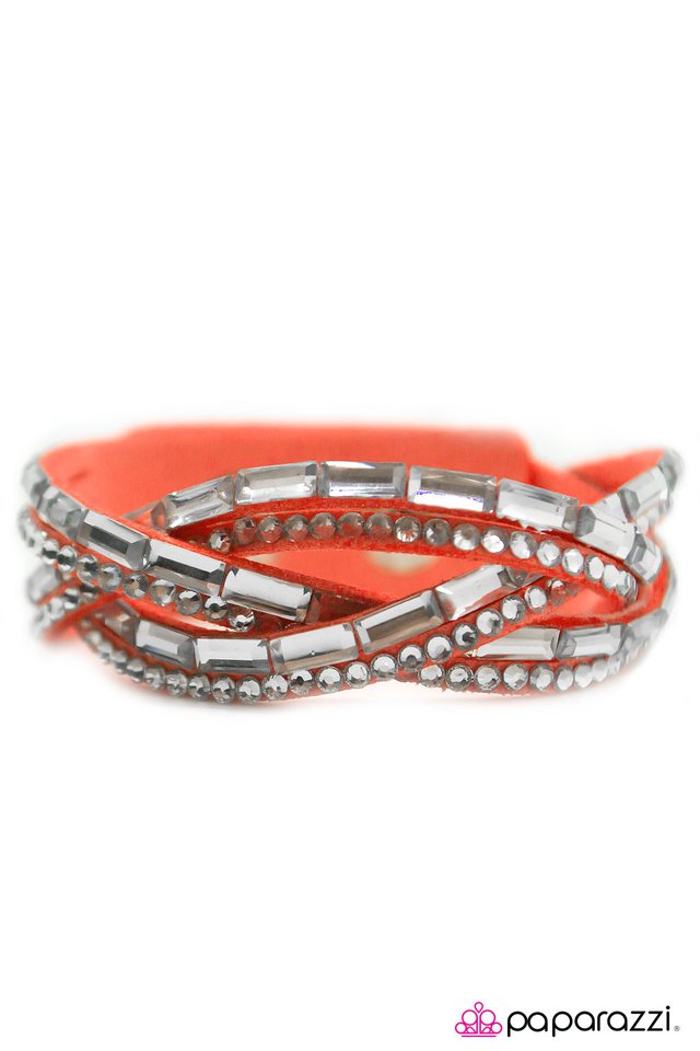 Paparazzi ♥ The Wow Factor - Orange ♥ Bracelet