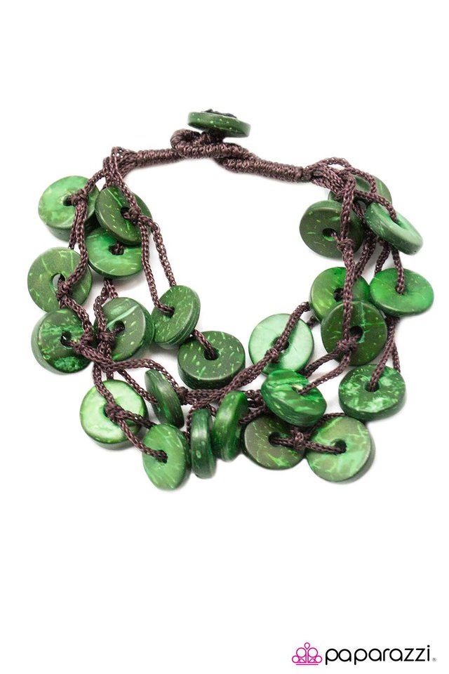 Paparazzi ♥ Lucky Catch - Green ♥ Bracelet