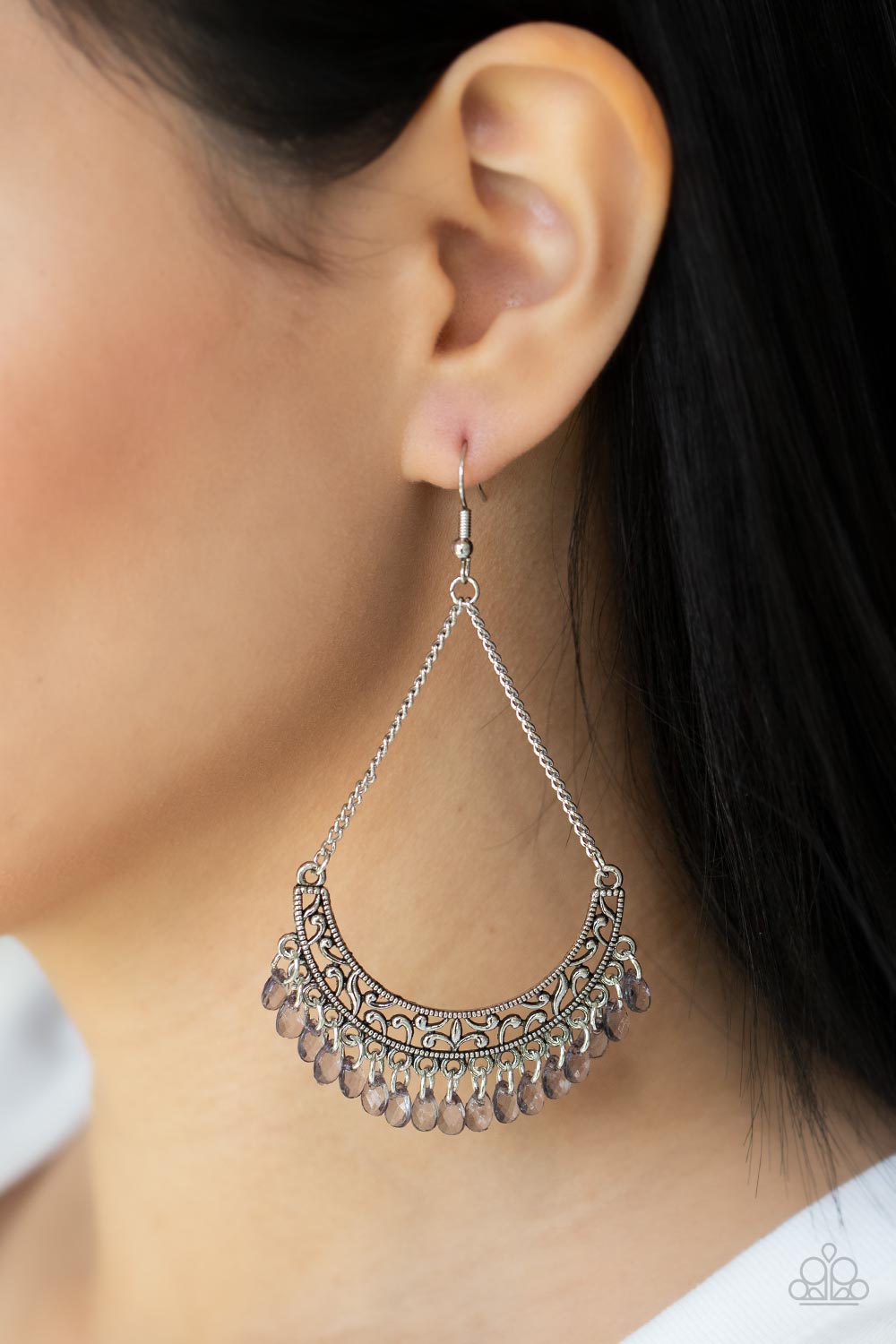 *Ordered 7/18* Paparazzi ♥ Orchard Odyssey - Silver ♥ Earrings