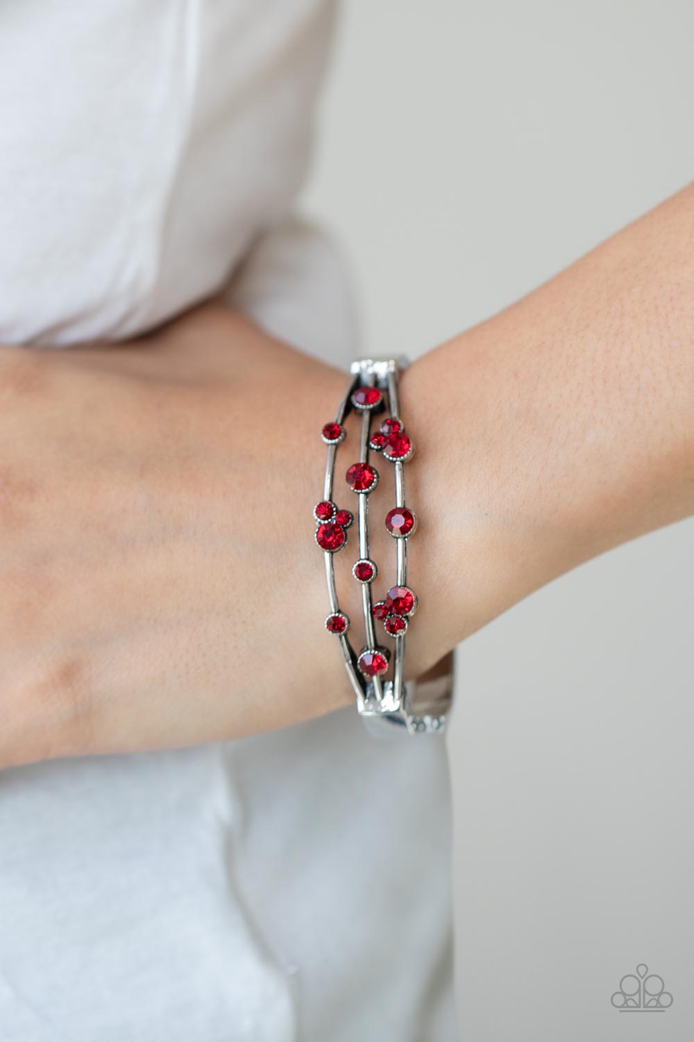 Paparazzi ♥ Cosmic Candescence - Red ♥ Bracelet