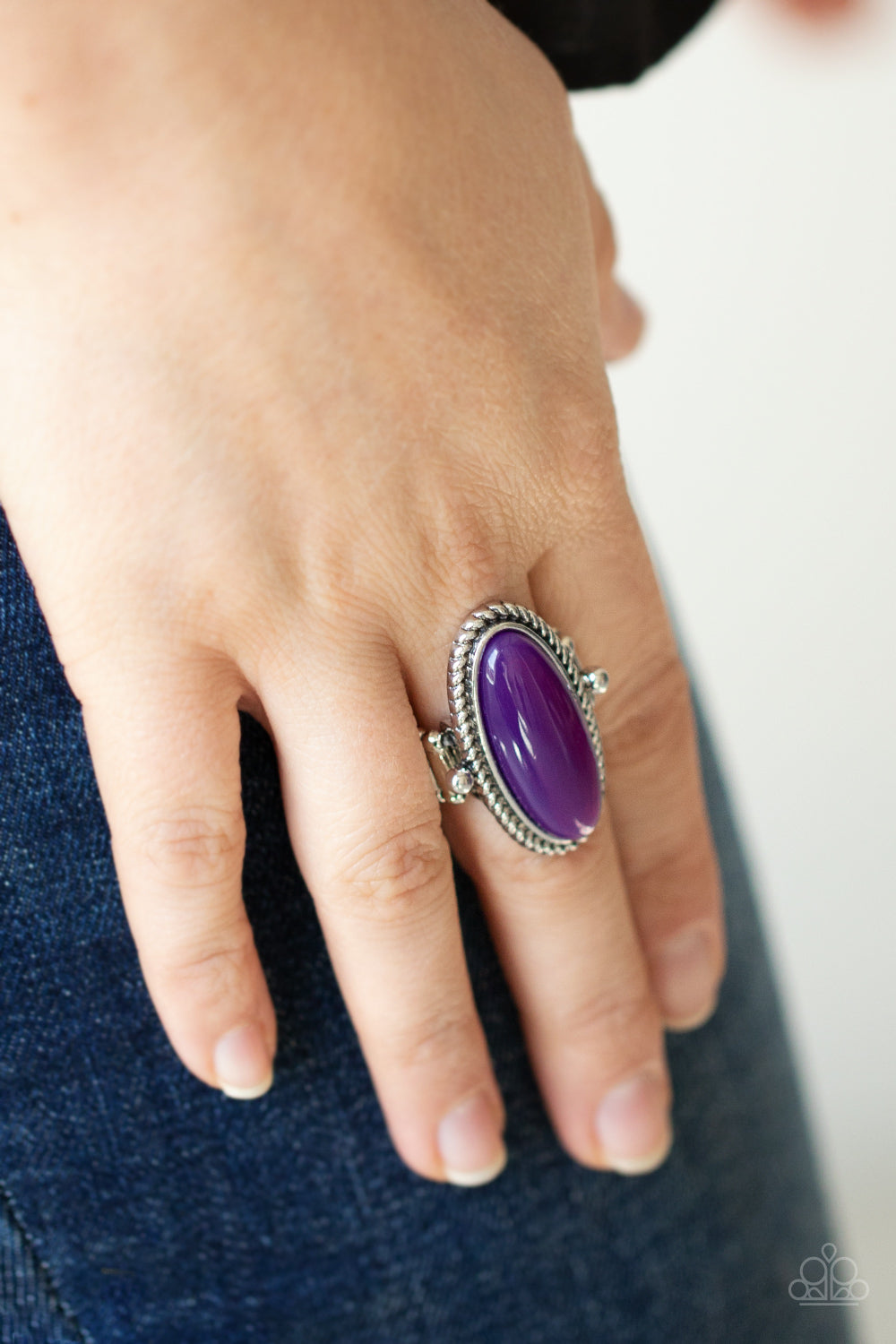 Paparazzi ♥ Oval Oasis - Purple ♥ Ring