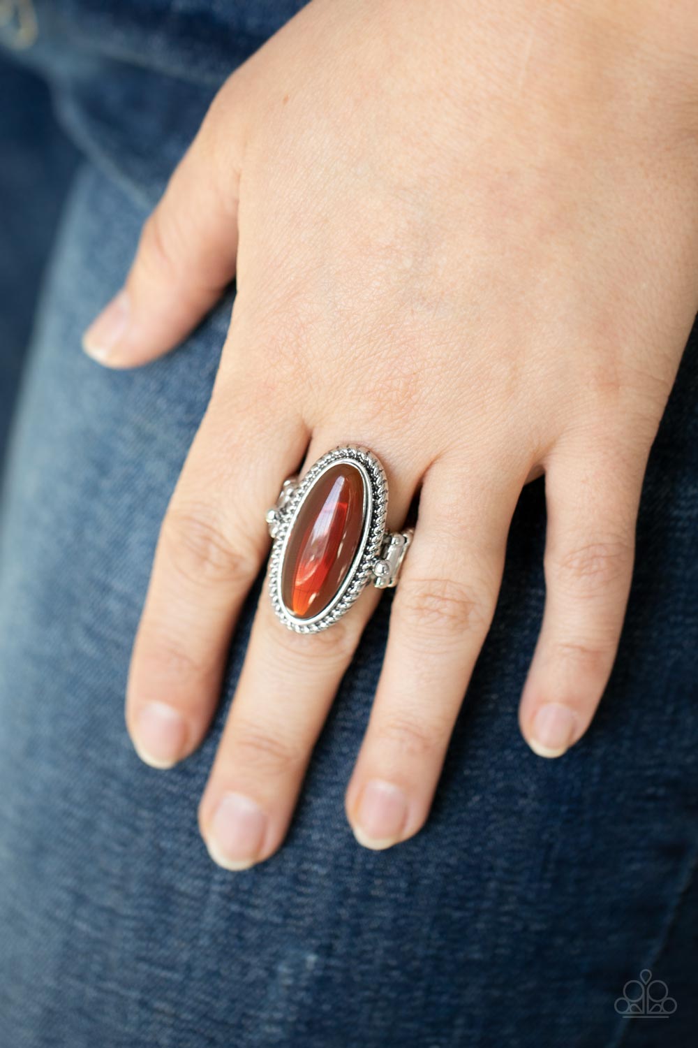 Paparazzi ♥ Oval Oasis - Brown ♥ Ring
