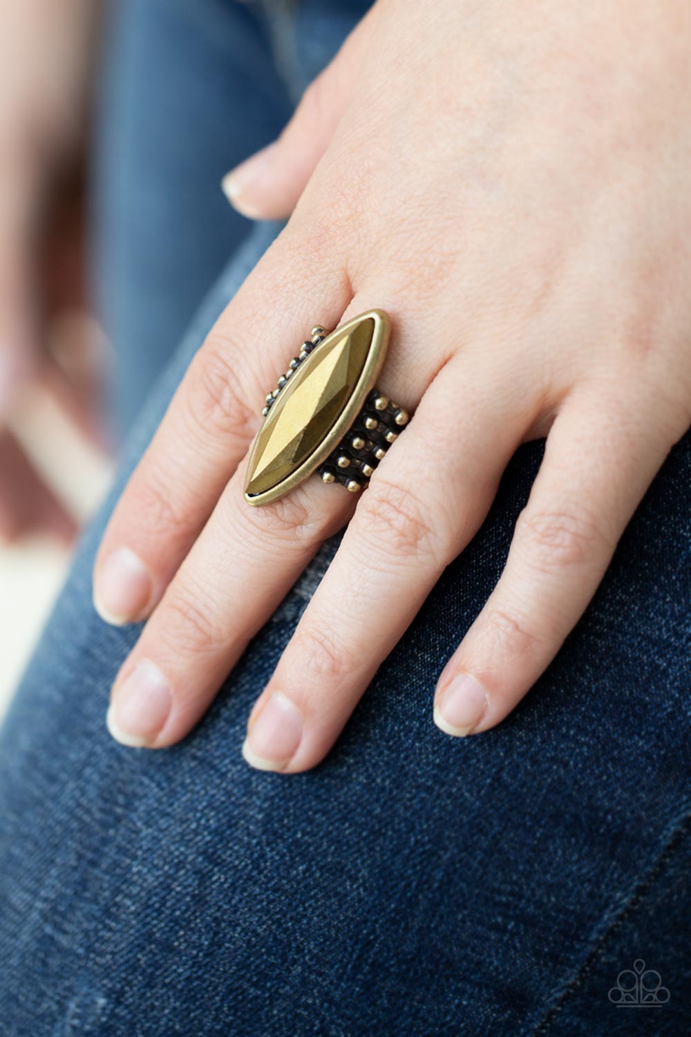 Paparazzi ♥ Renegade Radiance - Brass ♥ Ring