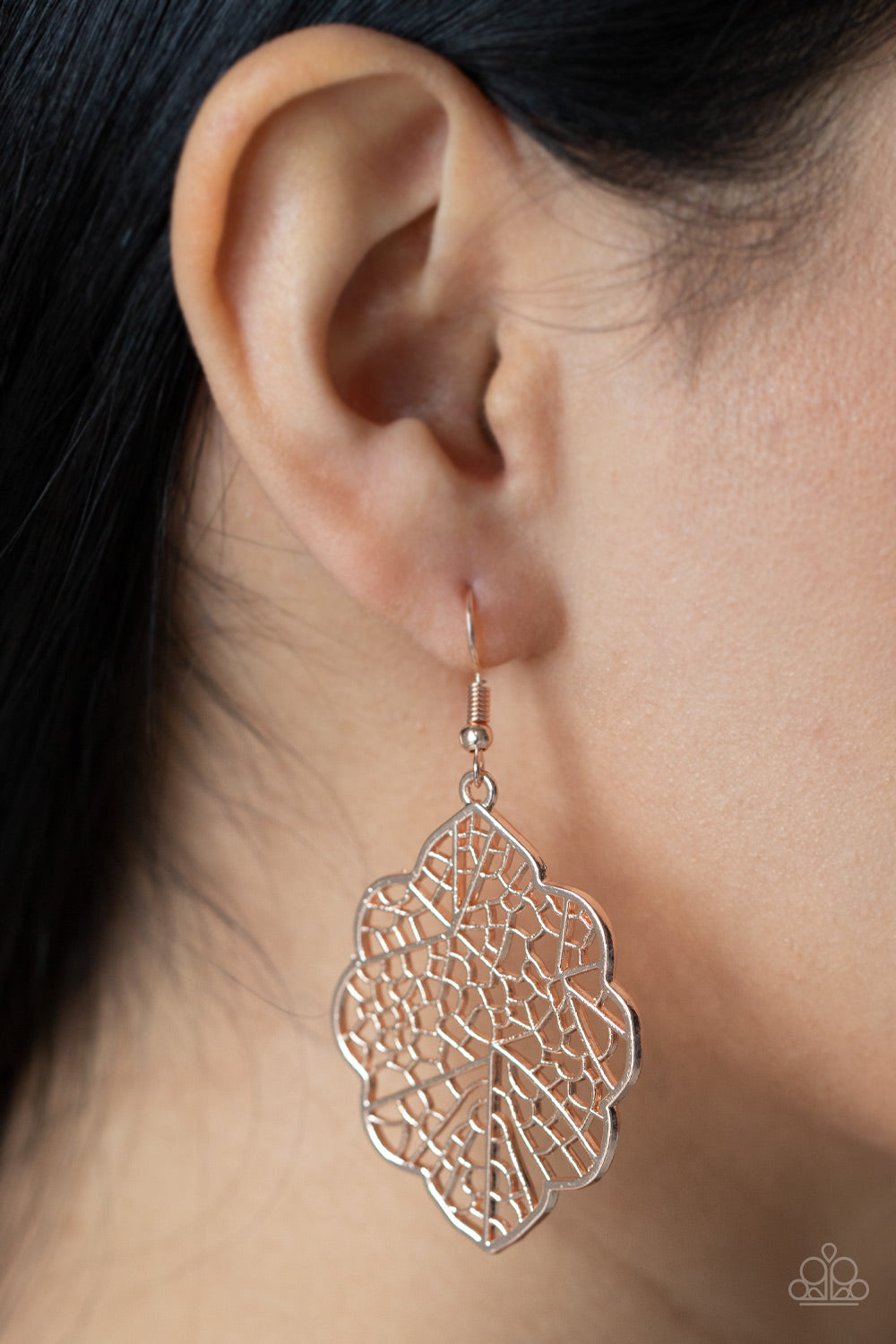 Paparazzi ♥ Meadow Mosaic - Rose Gold ♥ Earrings