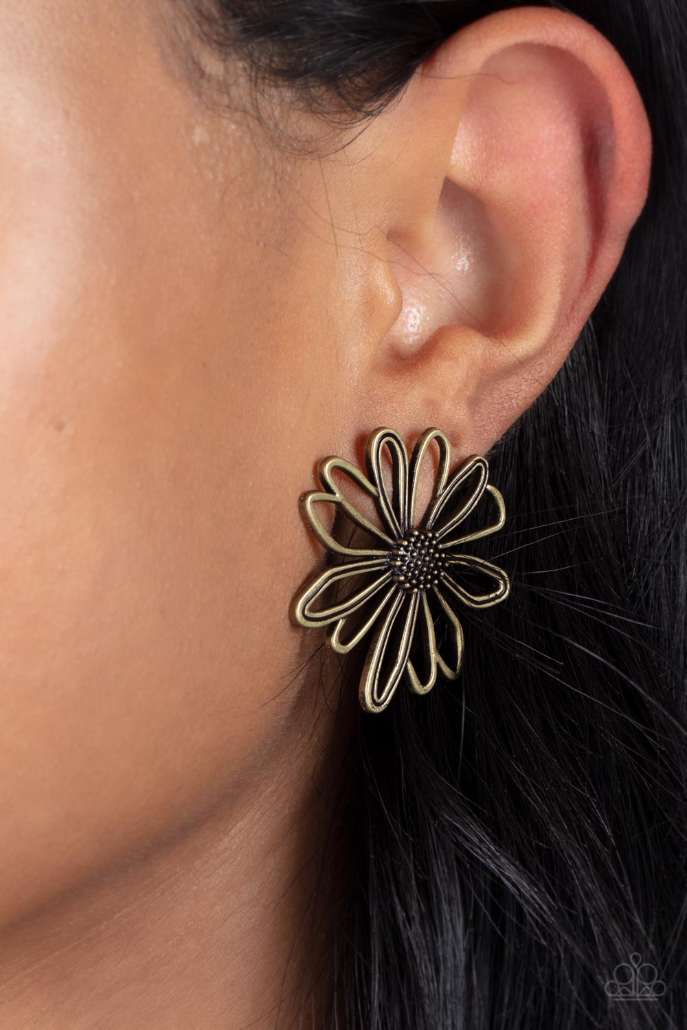Paparazzi ♥ Artisan Arbor - Brass ♥ Post Earrings