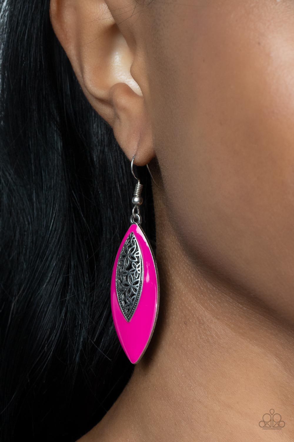 Paparazzi ♥ Venetian Vanity - Pink ♥ Earrings
