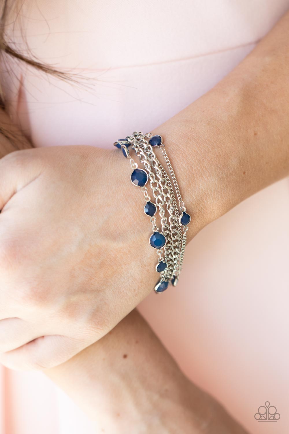 Paparazzi ♥ Glossy Goddess - Blue ♥ Bracelet