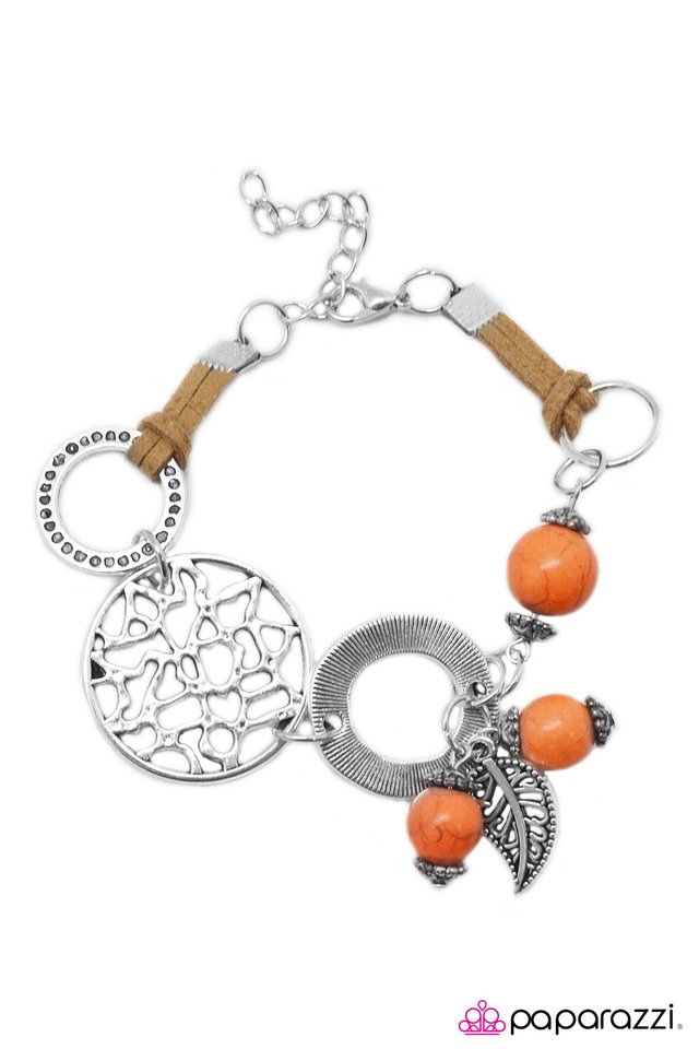 Paparazzi ♥ Country Girl - Orange ♥ Bracelet
