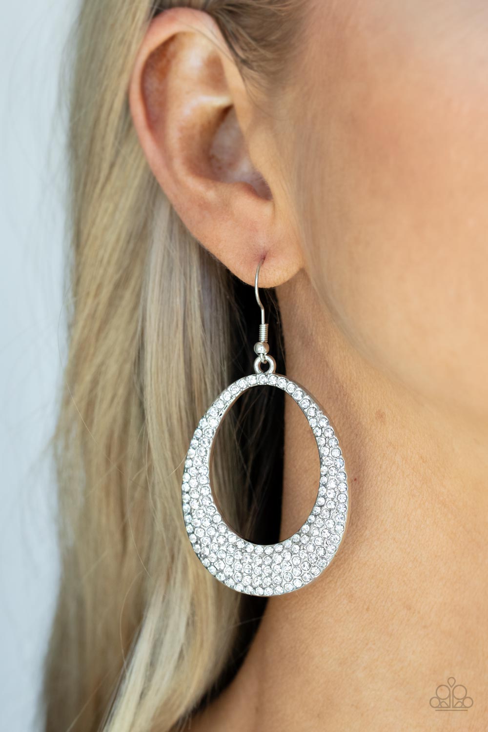 Paparazzi ♥ Storybook Bride - White ♥ Earrings