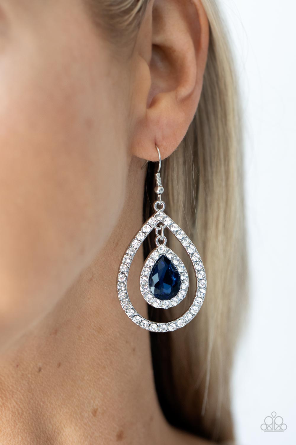 Paparazzi ♥ Blushing Bride - Blue ♥ Earrings