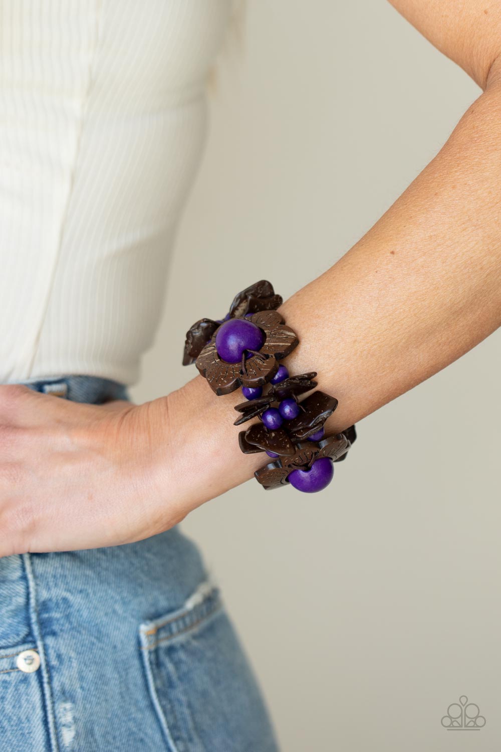 Paparazzi ♥ Mediterranean Mangrove - Purple ♥ Bracelet