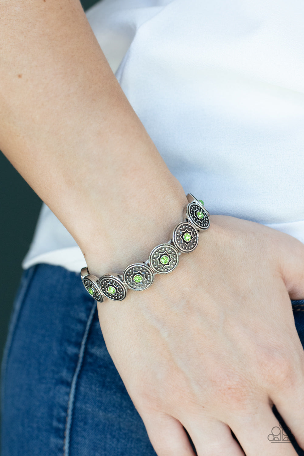 Paparazzi ♥ Colorfully Celestial - Green ♥ Bracelet