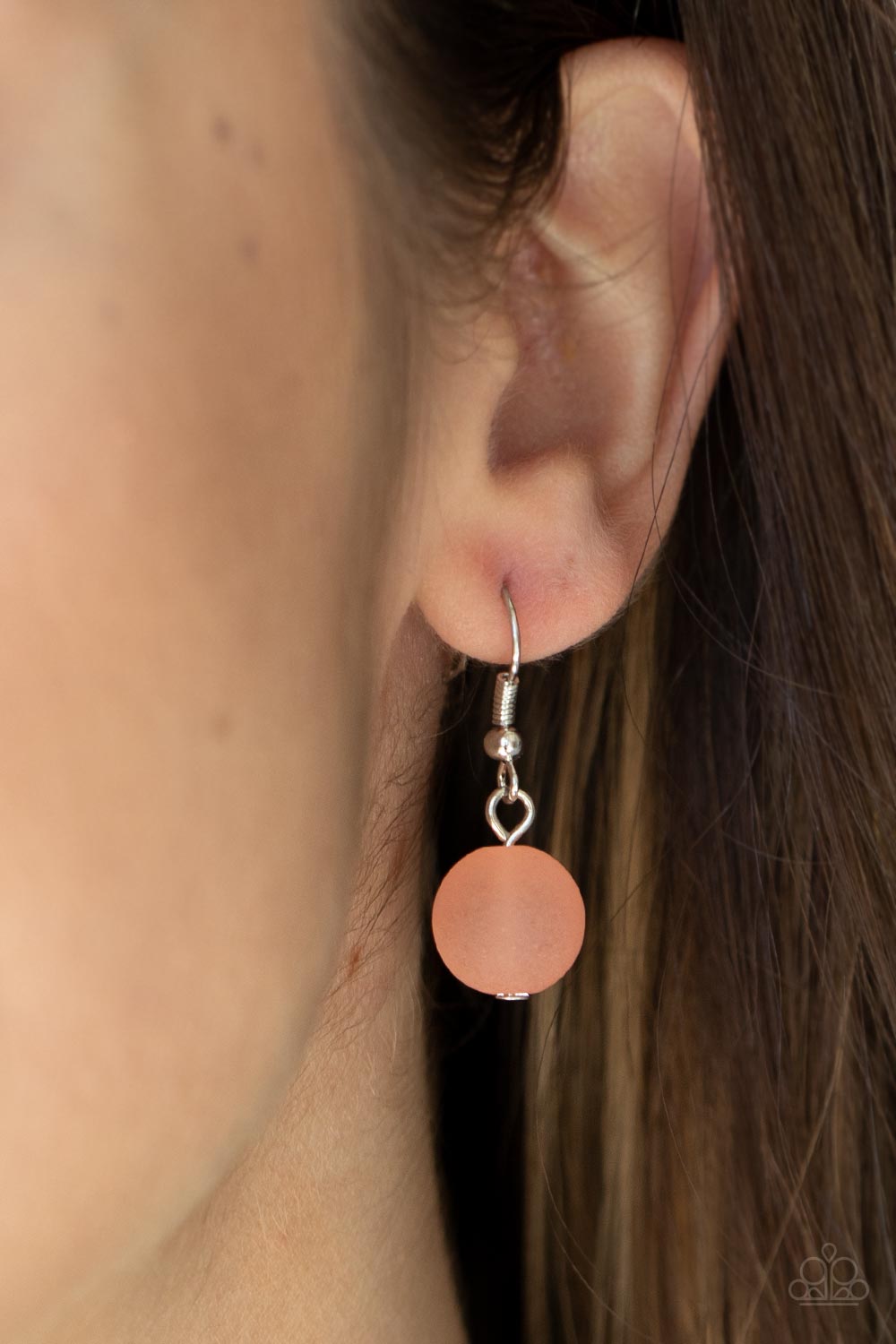 Paparazzi ♥ Sea Glass Wanderer- Orange ♥ Necklace